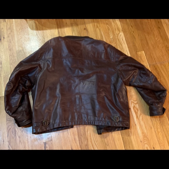 Vintage Gap Leather Jacket!!!! - Picture 7 of 9